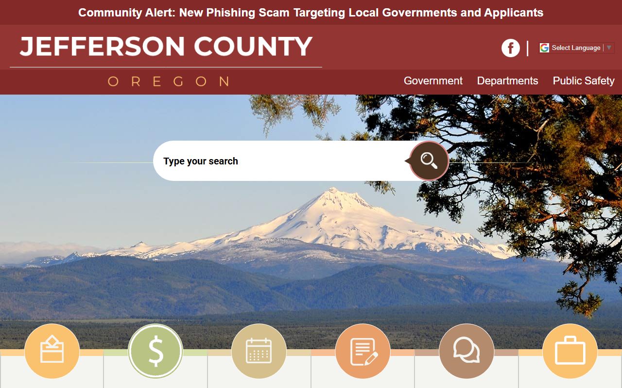 Jefferson County Clerk website for property records and civil court record support