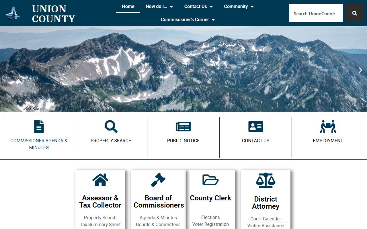 Union County Clerk website for civil court records information